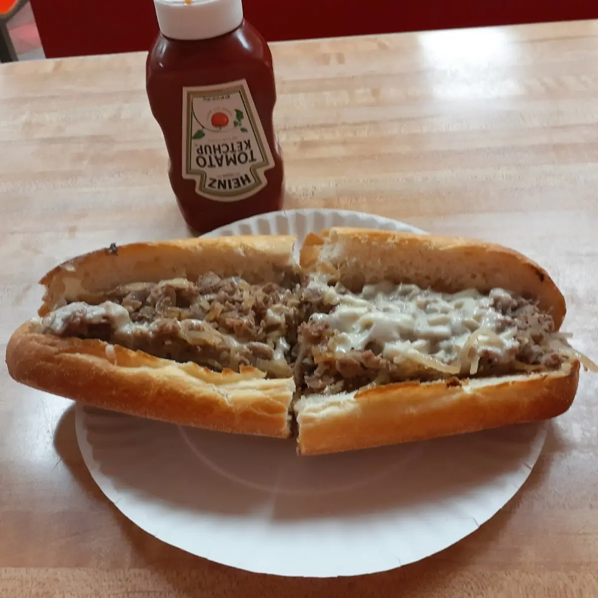 Philly Cheese Steak w Fried Onions