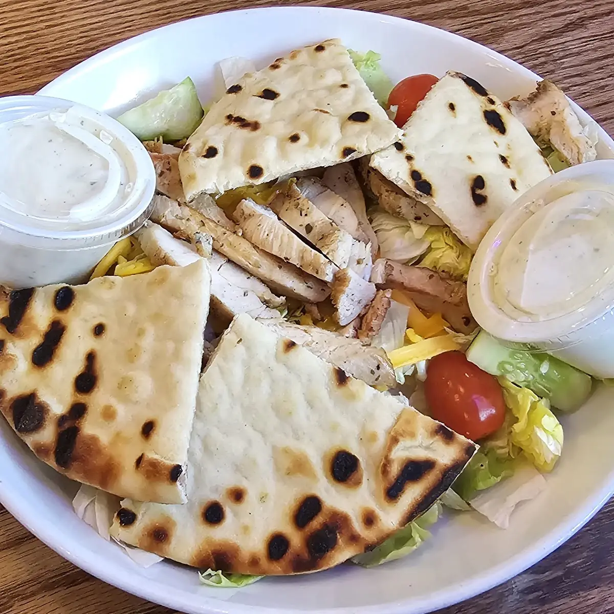 Grilled Chicken Salad with Ranch