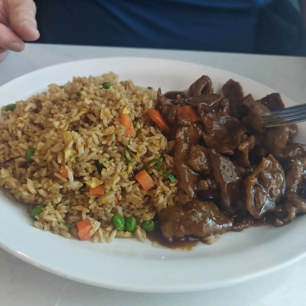 Beef Garlic Sauce Fried Rice