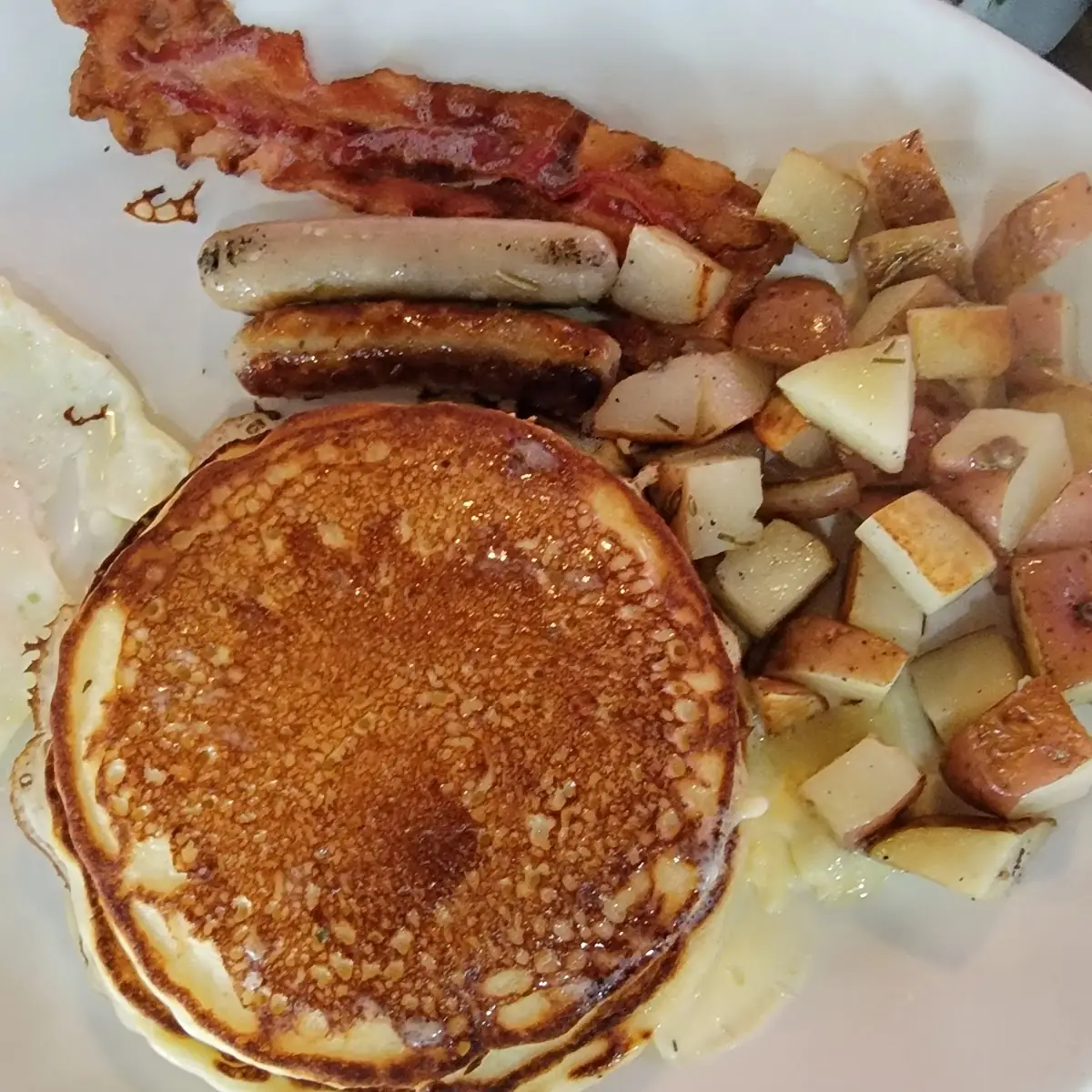 Pancake Platter Combo Plate