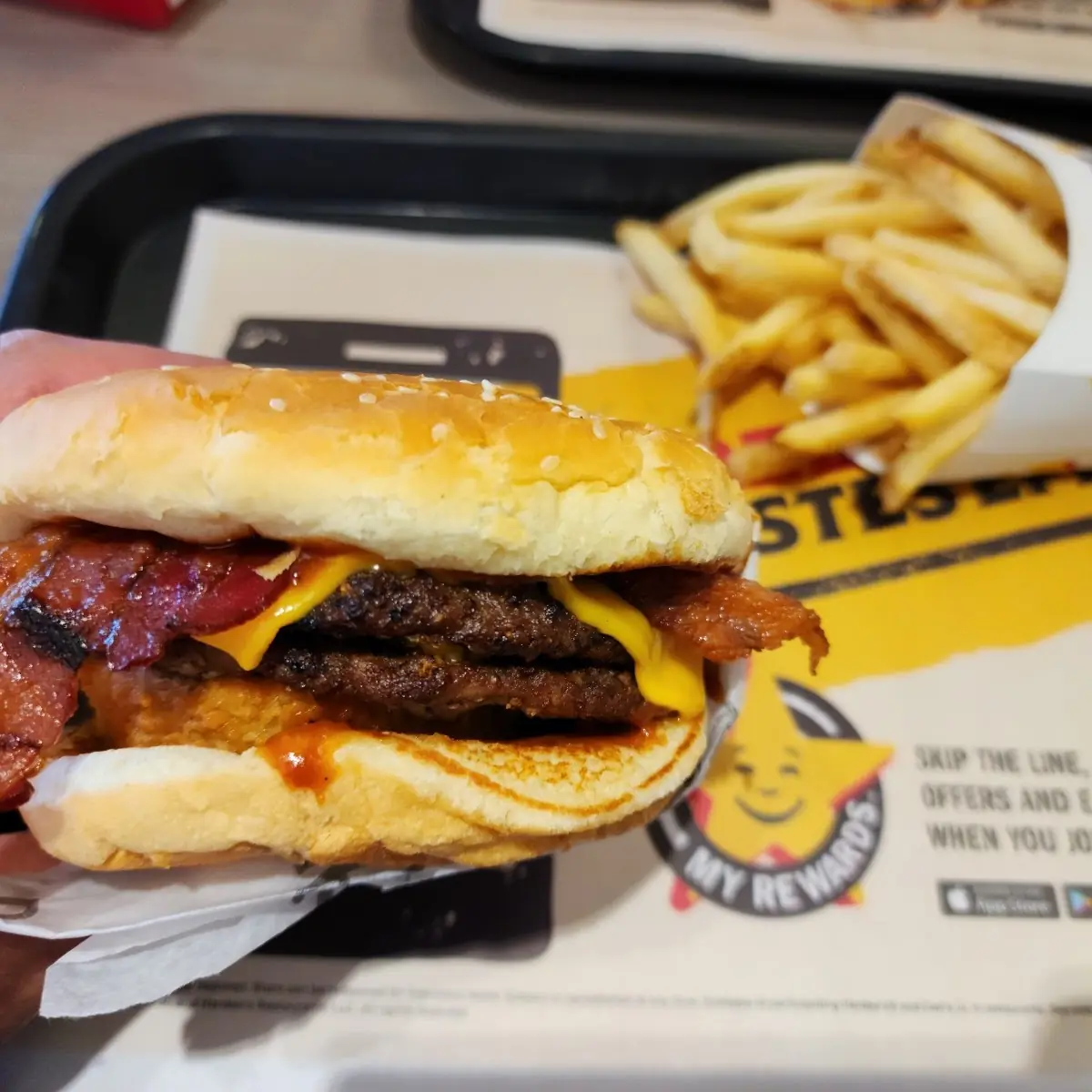 Double Western Bacon Cheeseburger