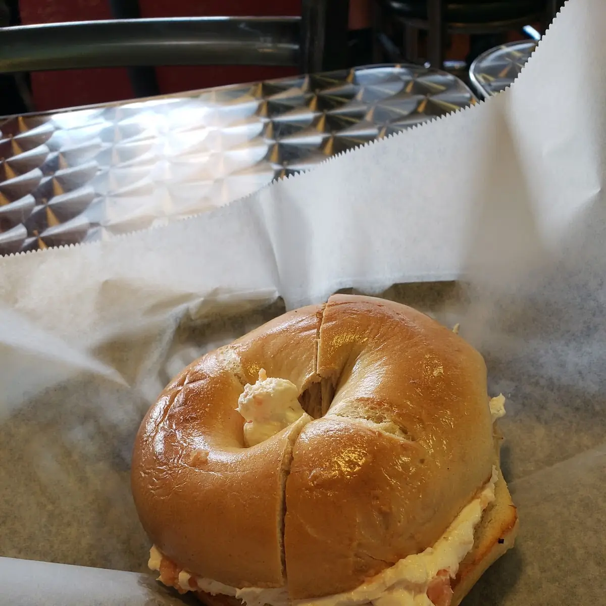 Bagel with Nova Spread
