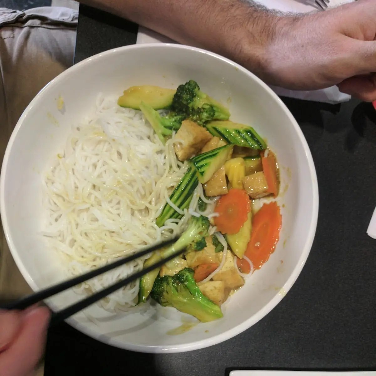 Tofu Curry Vermicelli