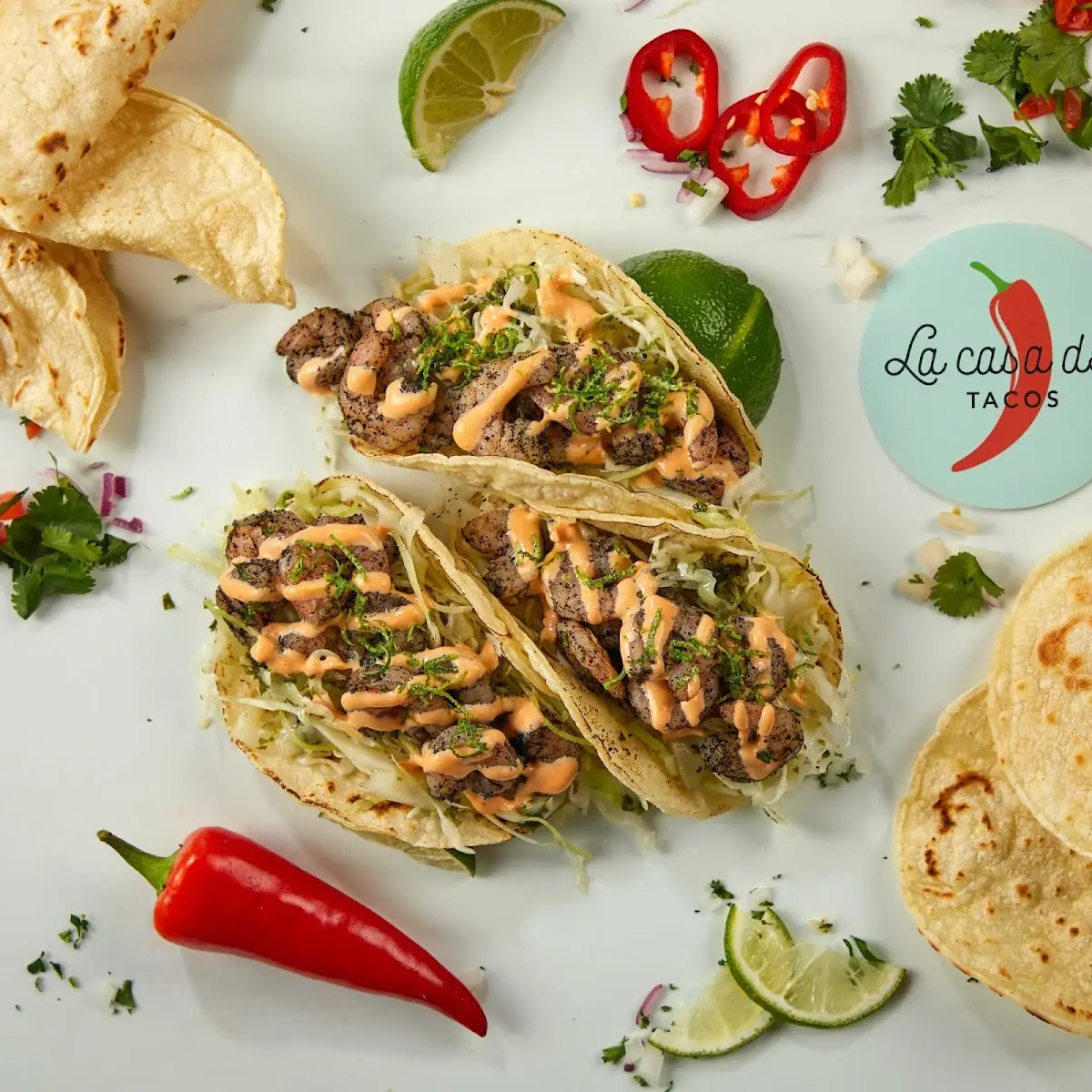 Pollo Asado Tacos