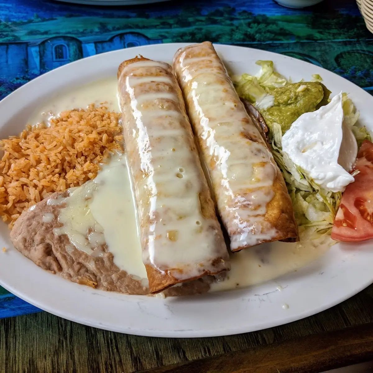 Quesadilla & Rice