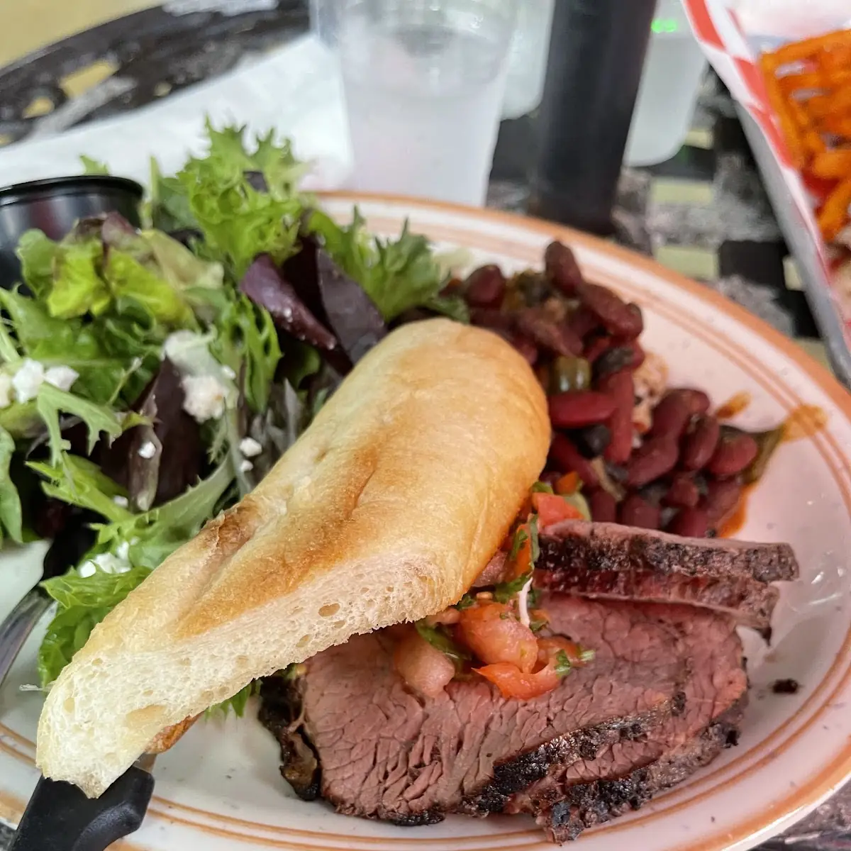 Paniolo Cheese Steak Sandwich