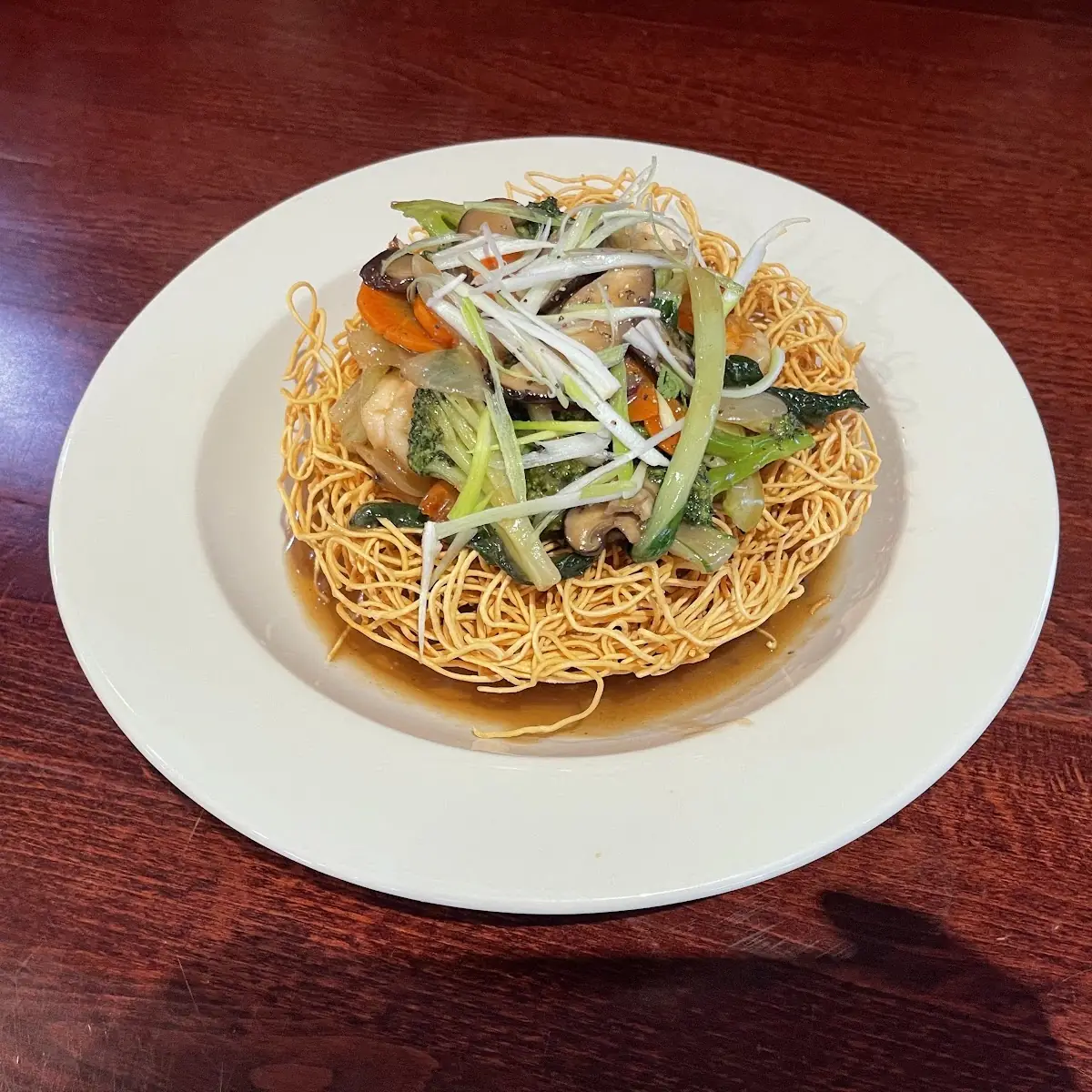 Crispy Stir-Fried Egg Noodles