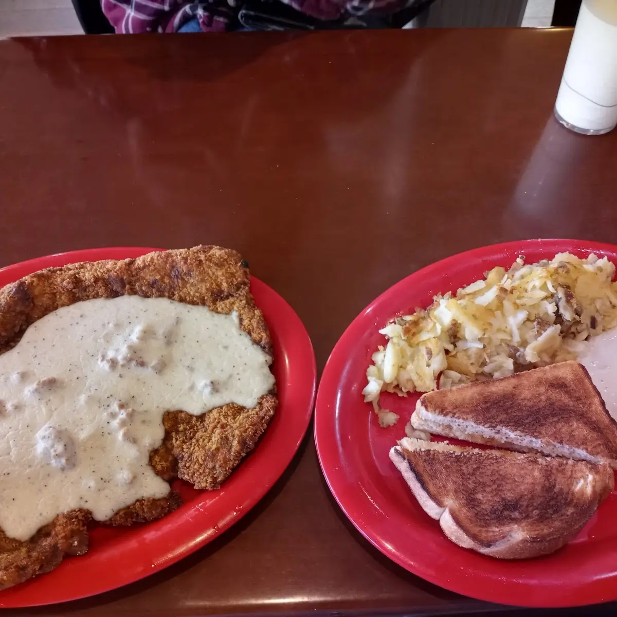 Country Fried Steak and Eggs Any Style