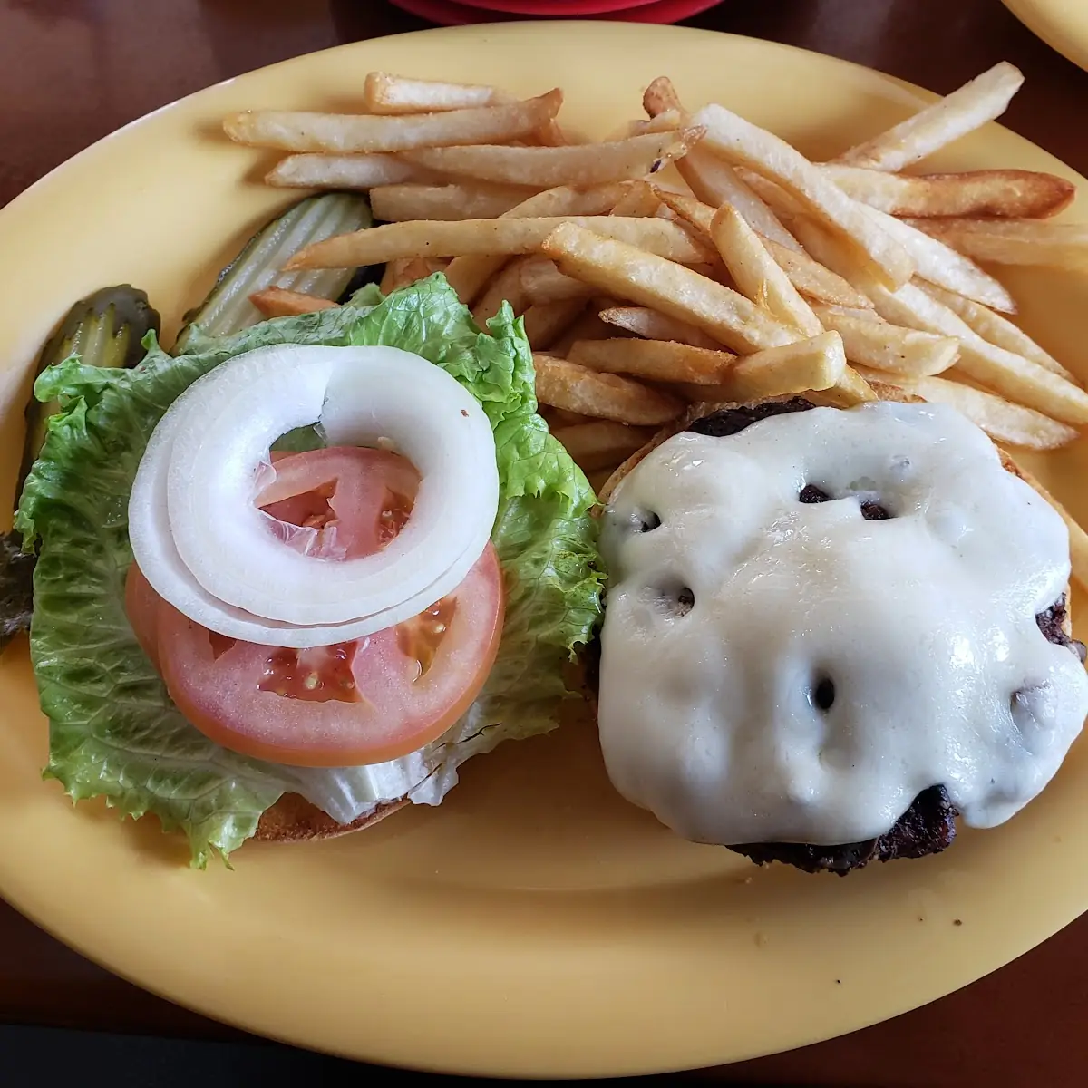 Mushroom Swiss Burger