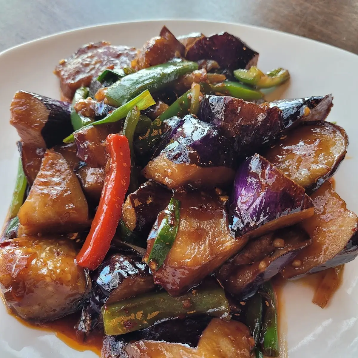 Eggplant in Garlic Sauce