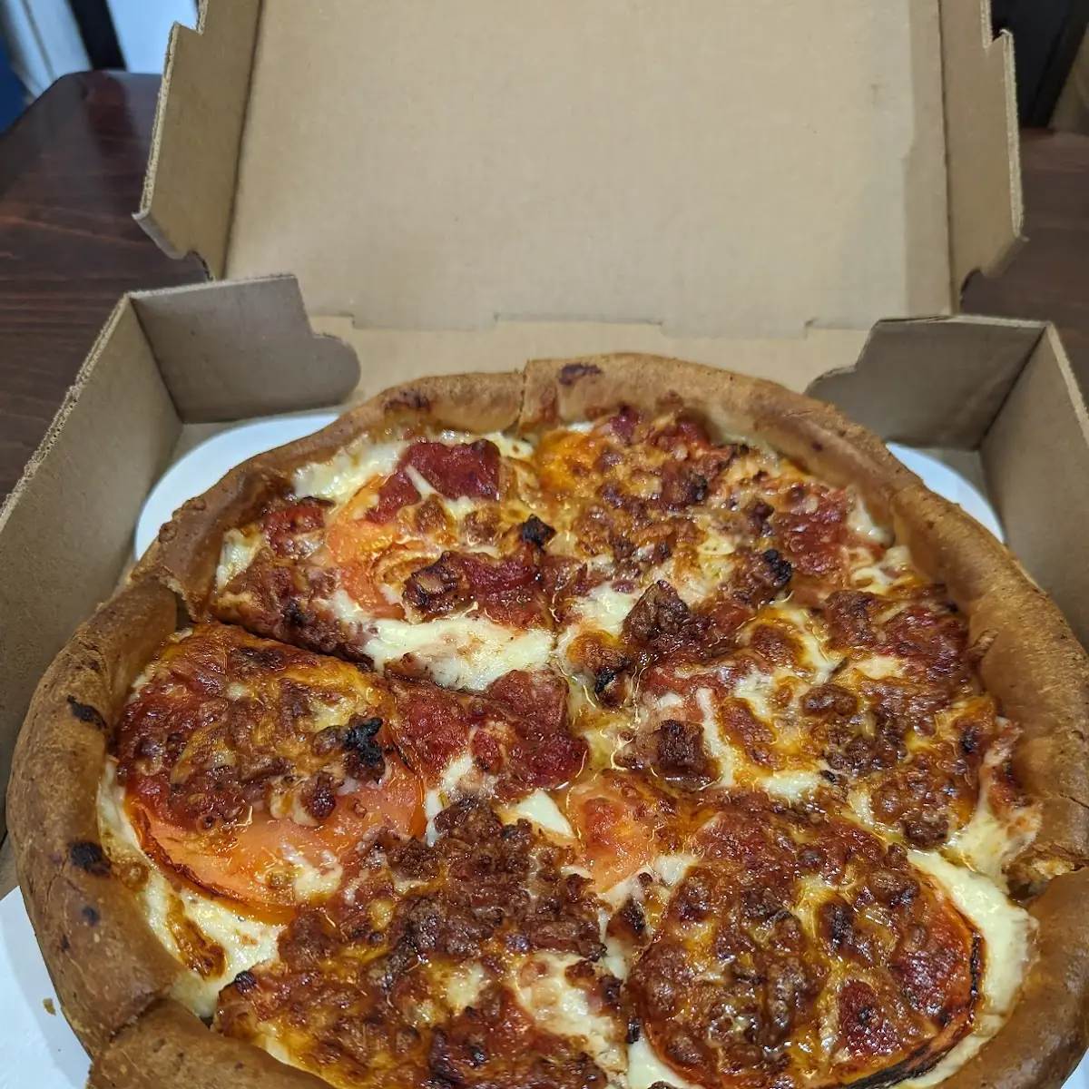 Bacon Ranch Deep Dish Pizza Chicken