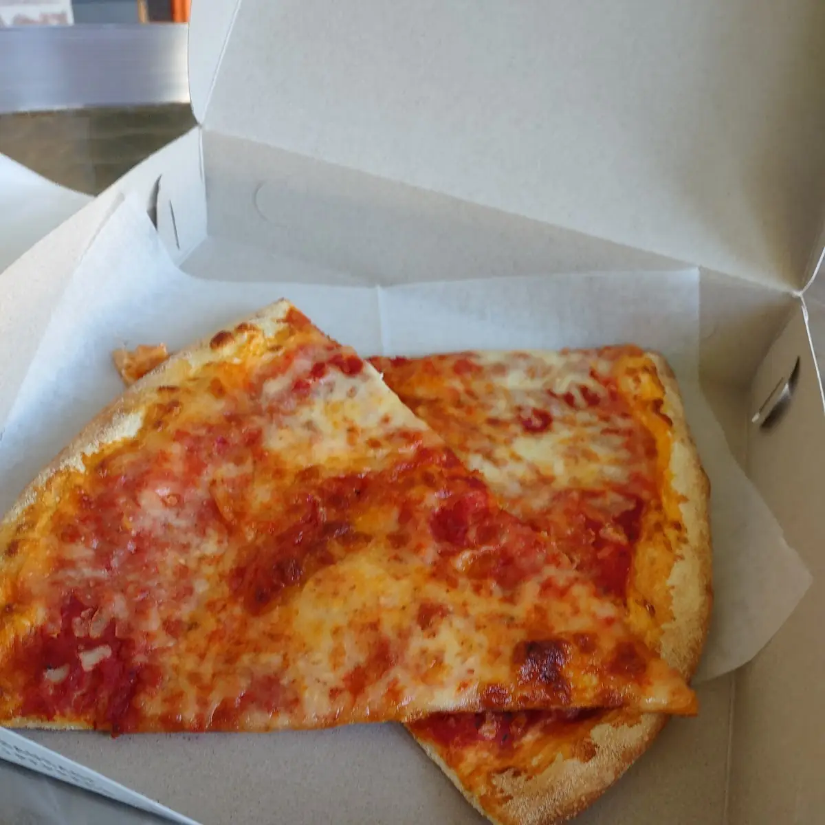 Thin Crust Cheese Pizza Slices