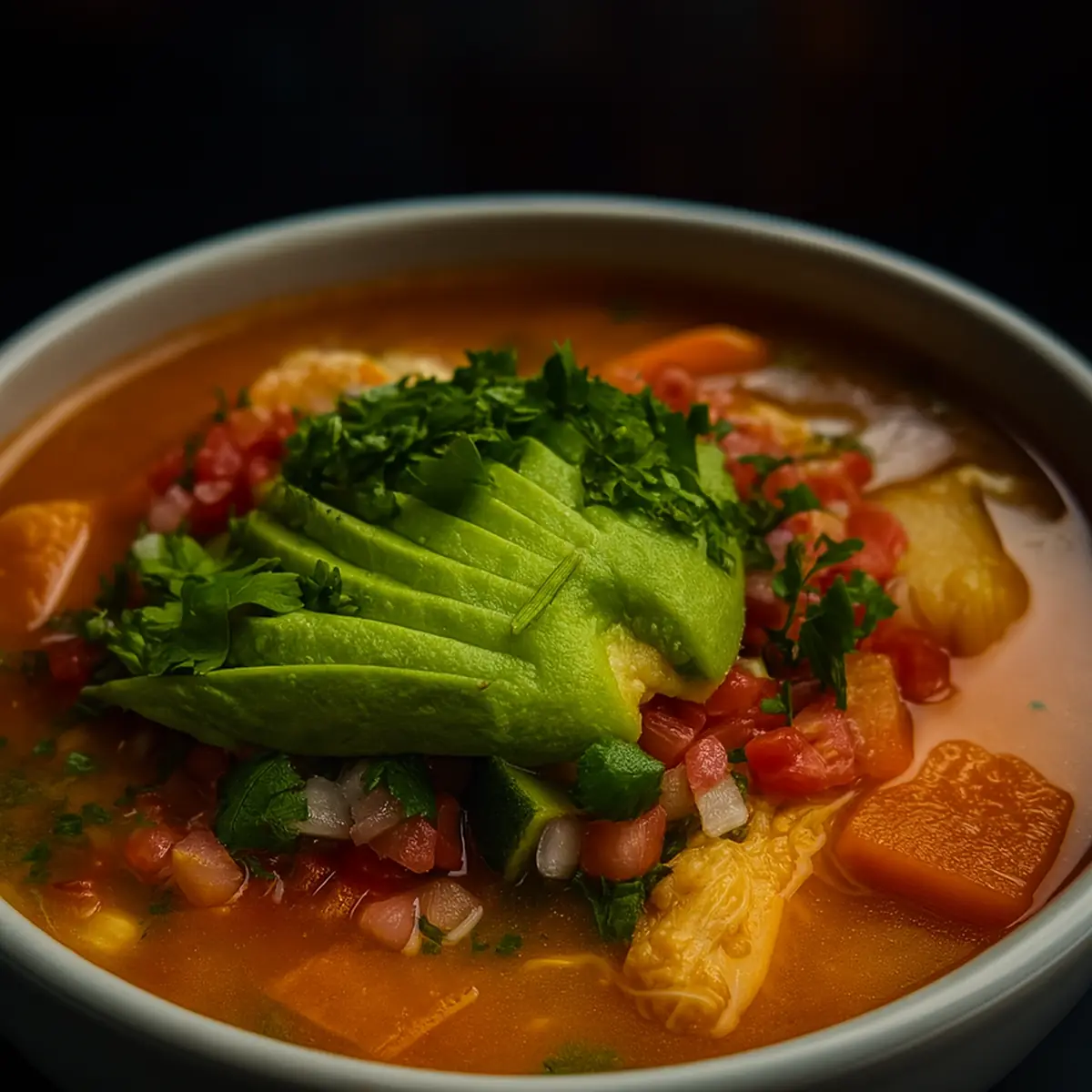 Veggie and Tortilla Soup