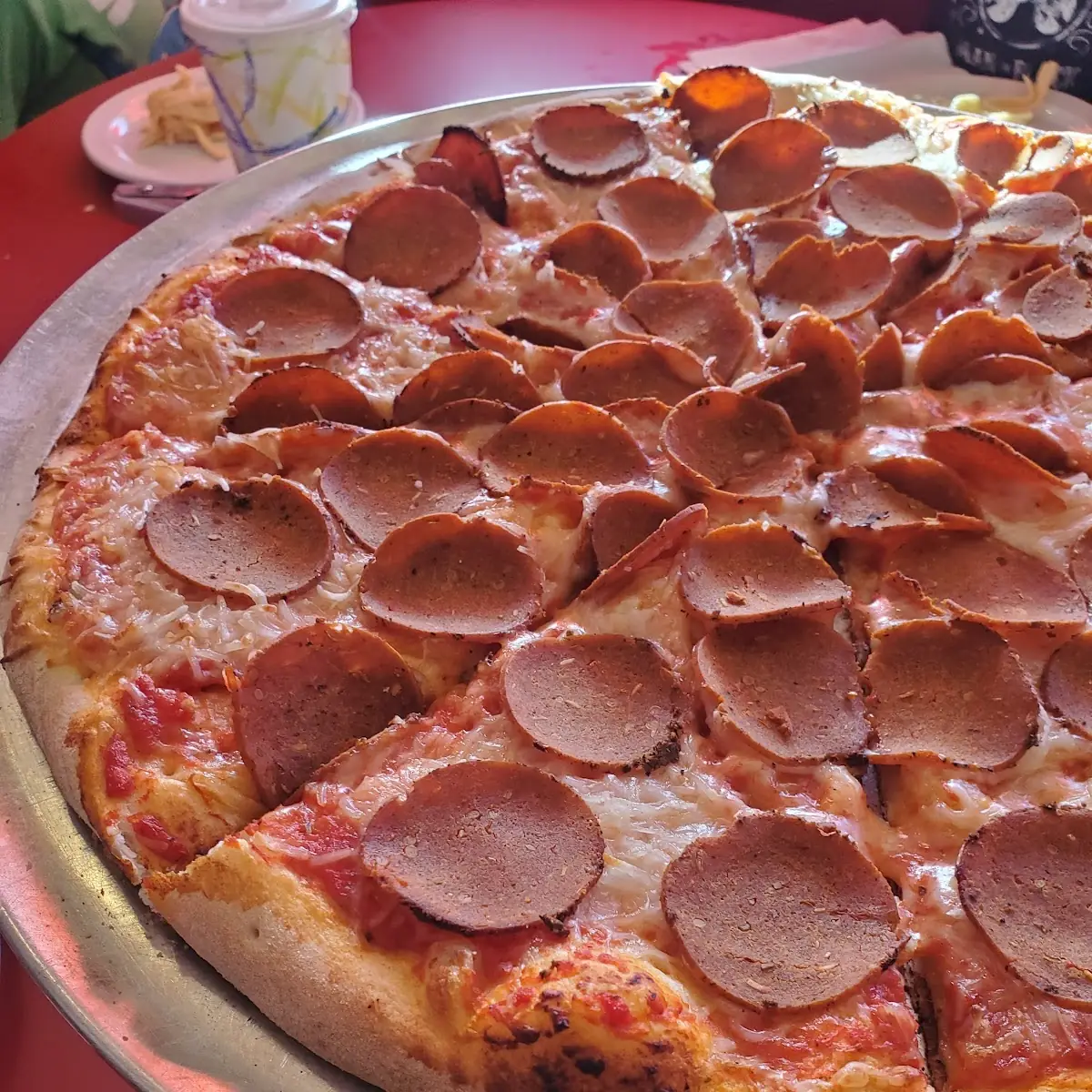 Vegan Pepperoni Pizza