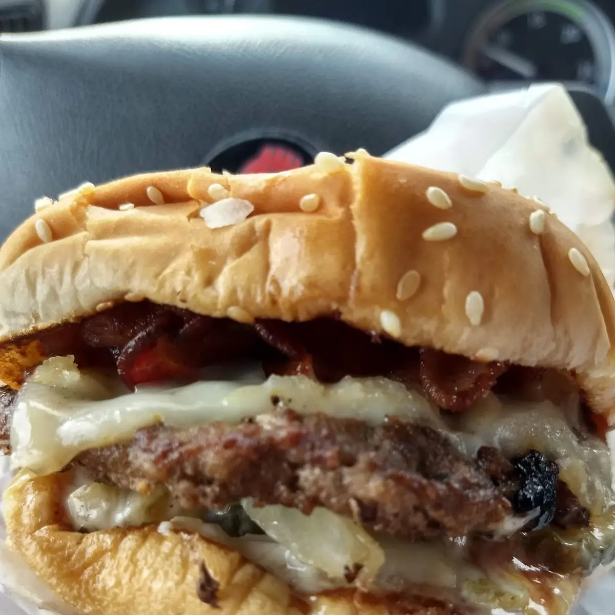 Pepper Jack Bacon Burger