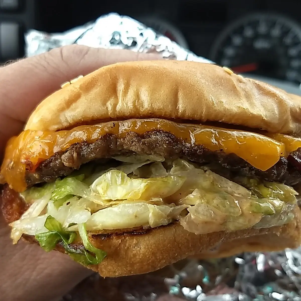 Red Pepper Chipotle Bacon Cheddar Burger