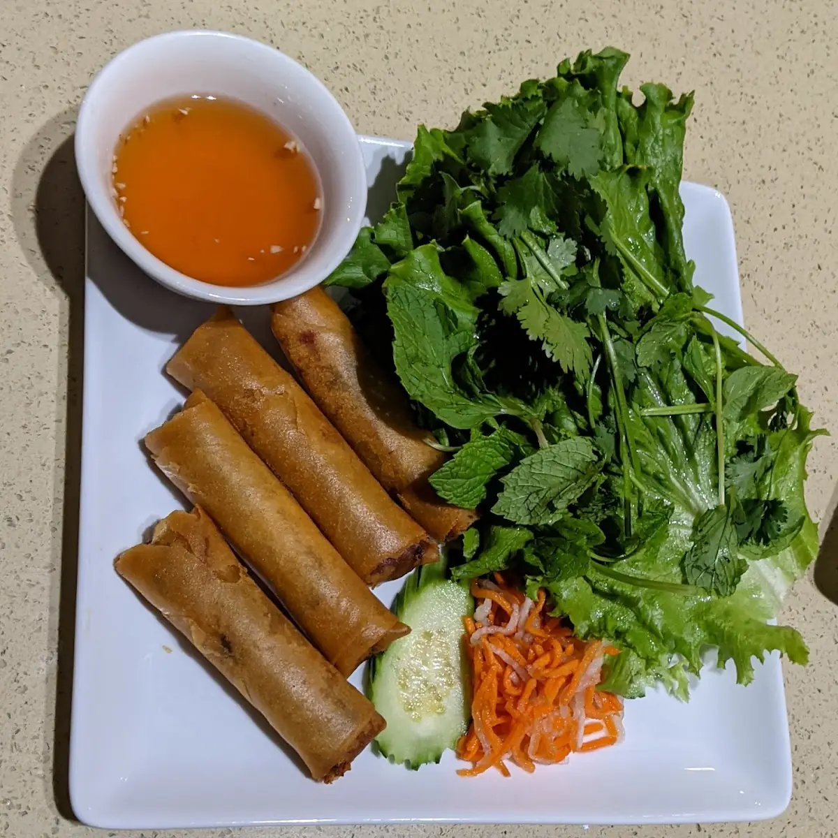Shrimp Paste Spring Rolls