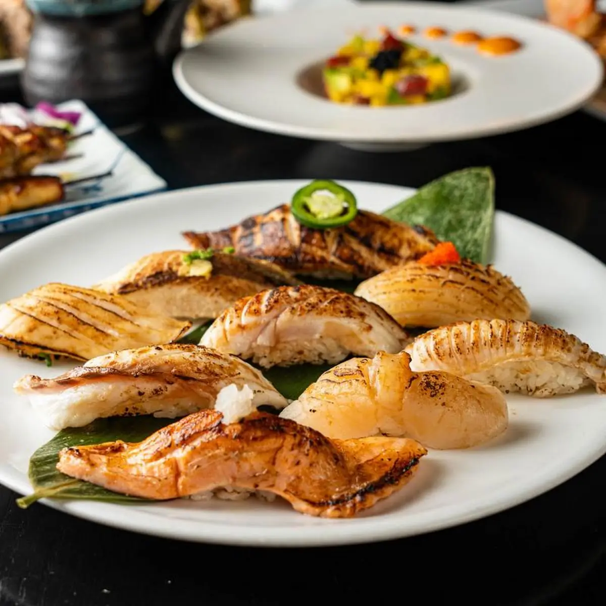 Torched Salmon Belly