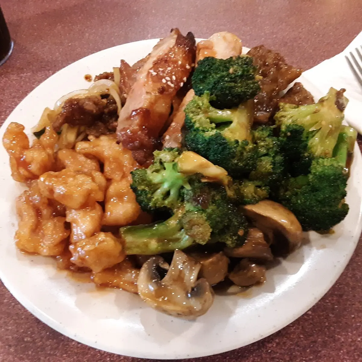 Beef Broccoli Honey Chicken