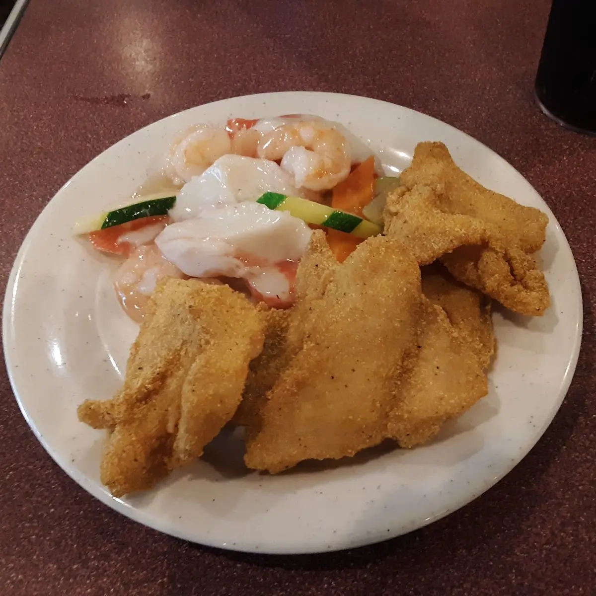 Fried Fish Seafood Delight