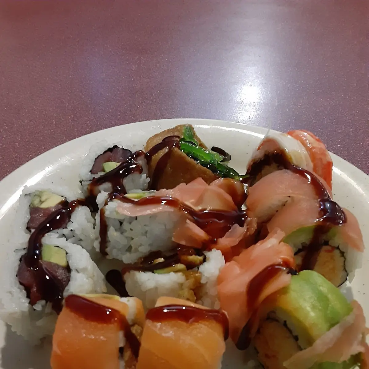 Sushi with Eel Sauce