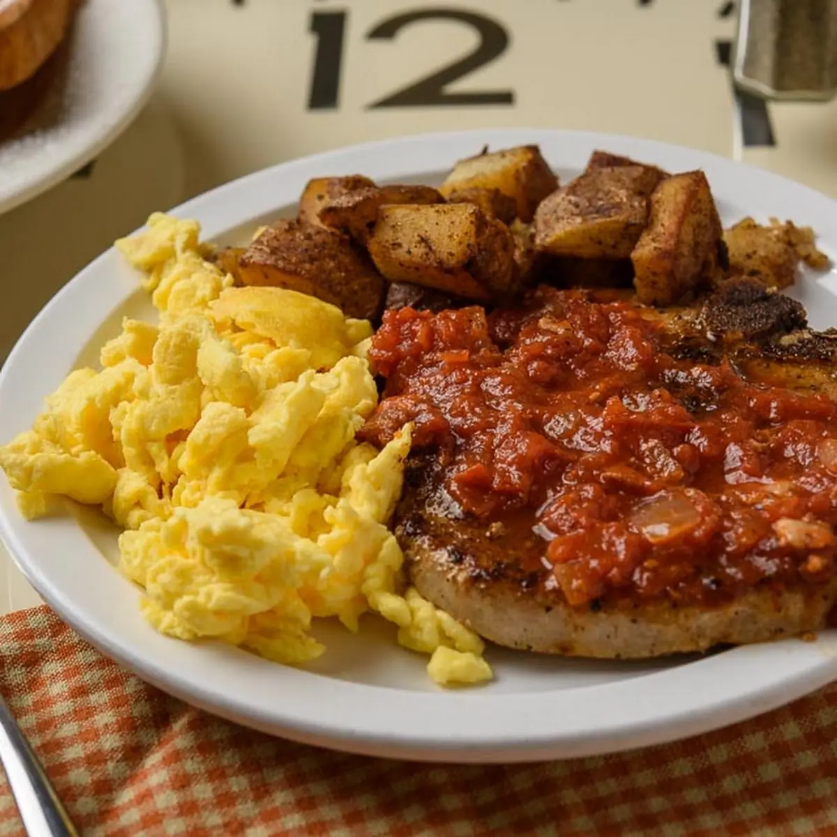 Pork Chop & Eggs