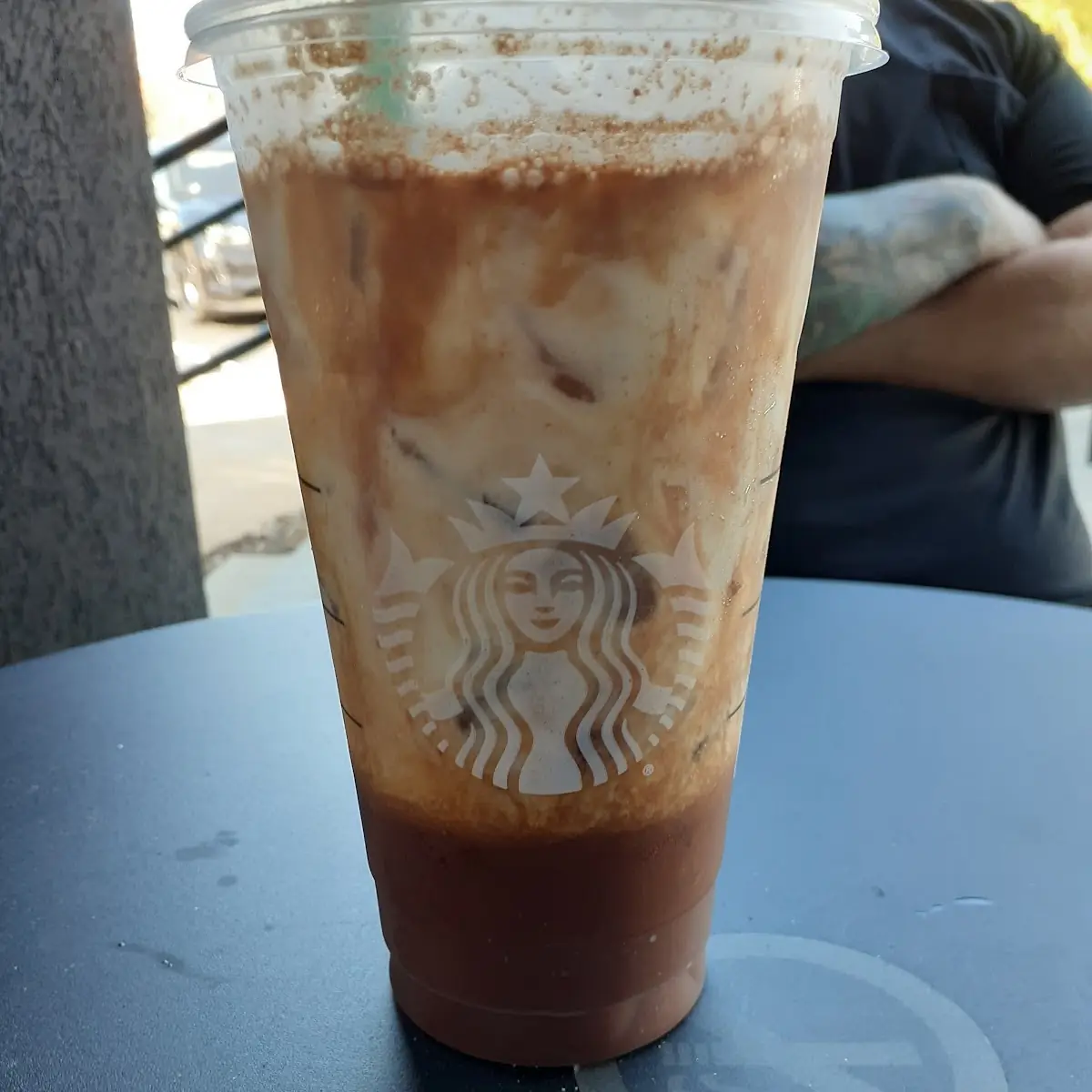 Iced Chocolate Almond Milk Shaken Espresso