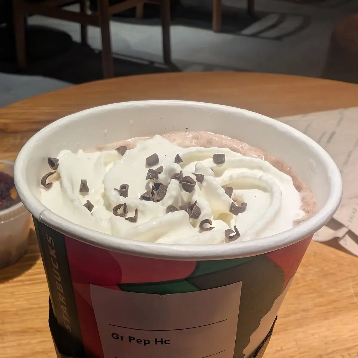 Peppermint Hot Chocolate
