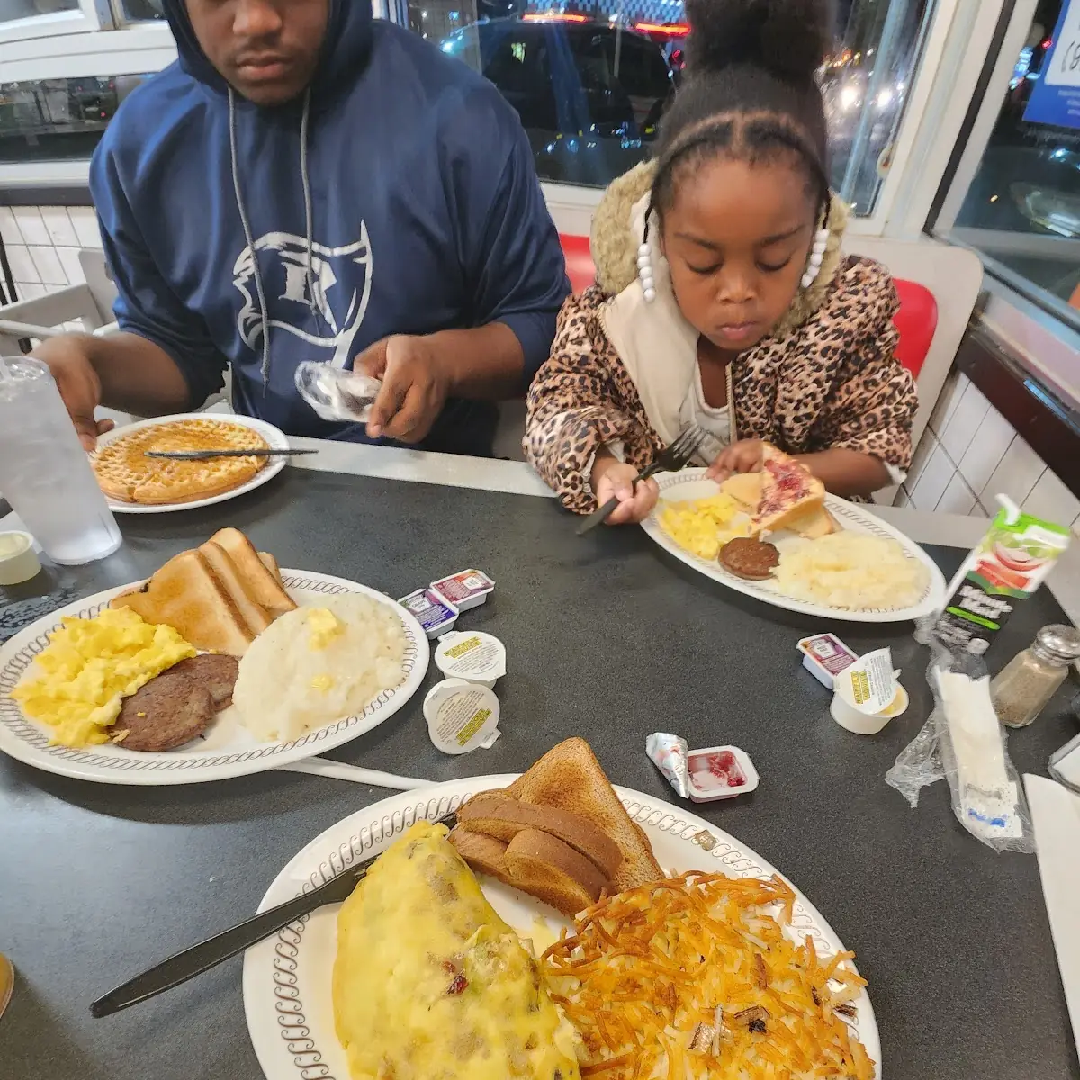 Cheese Omelet Plate and All Star