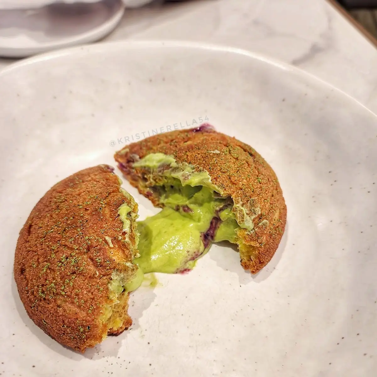 Matcha Cream Puff Concord Grape Jelly