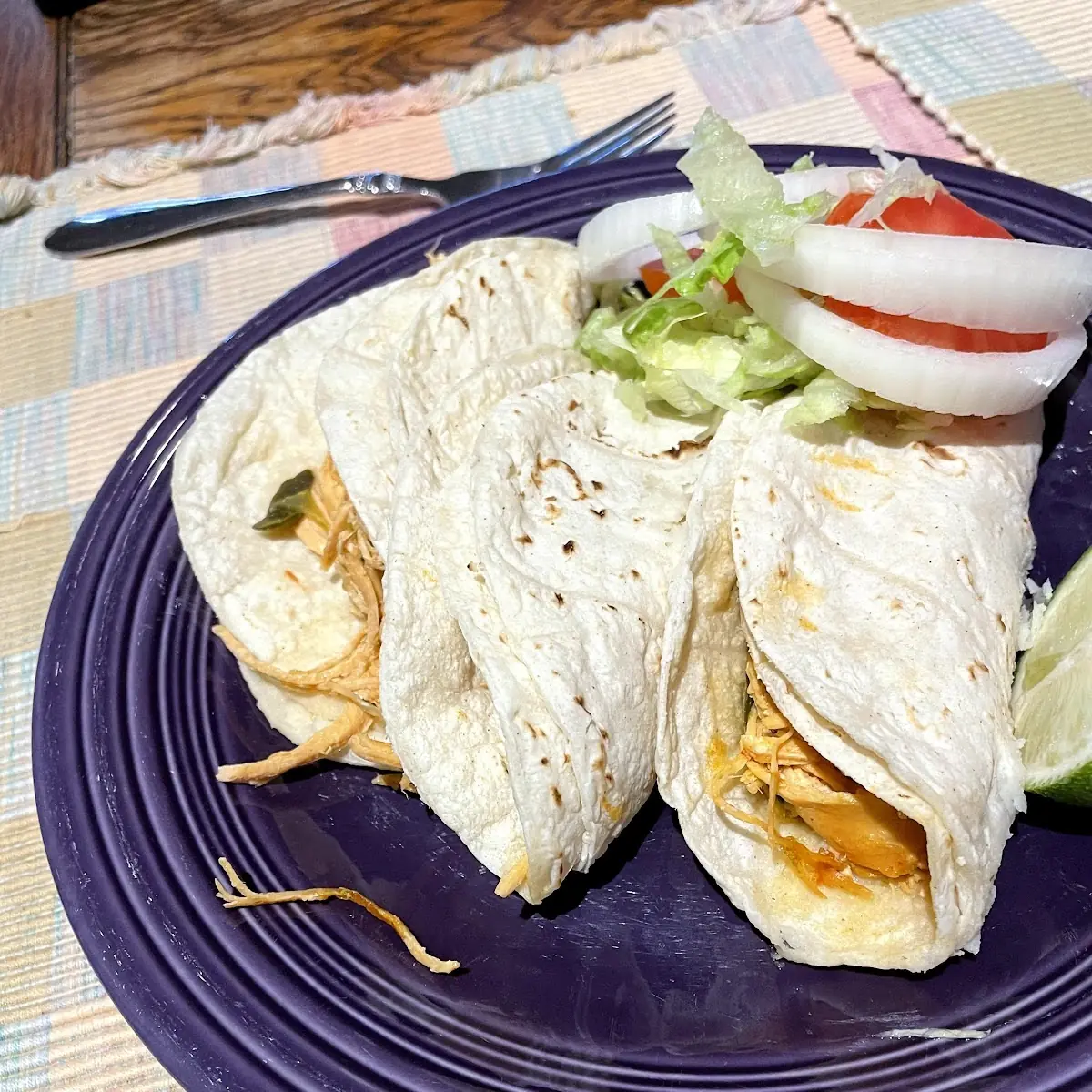 Chicken Soft Tacos