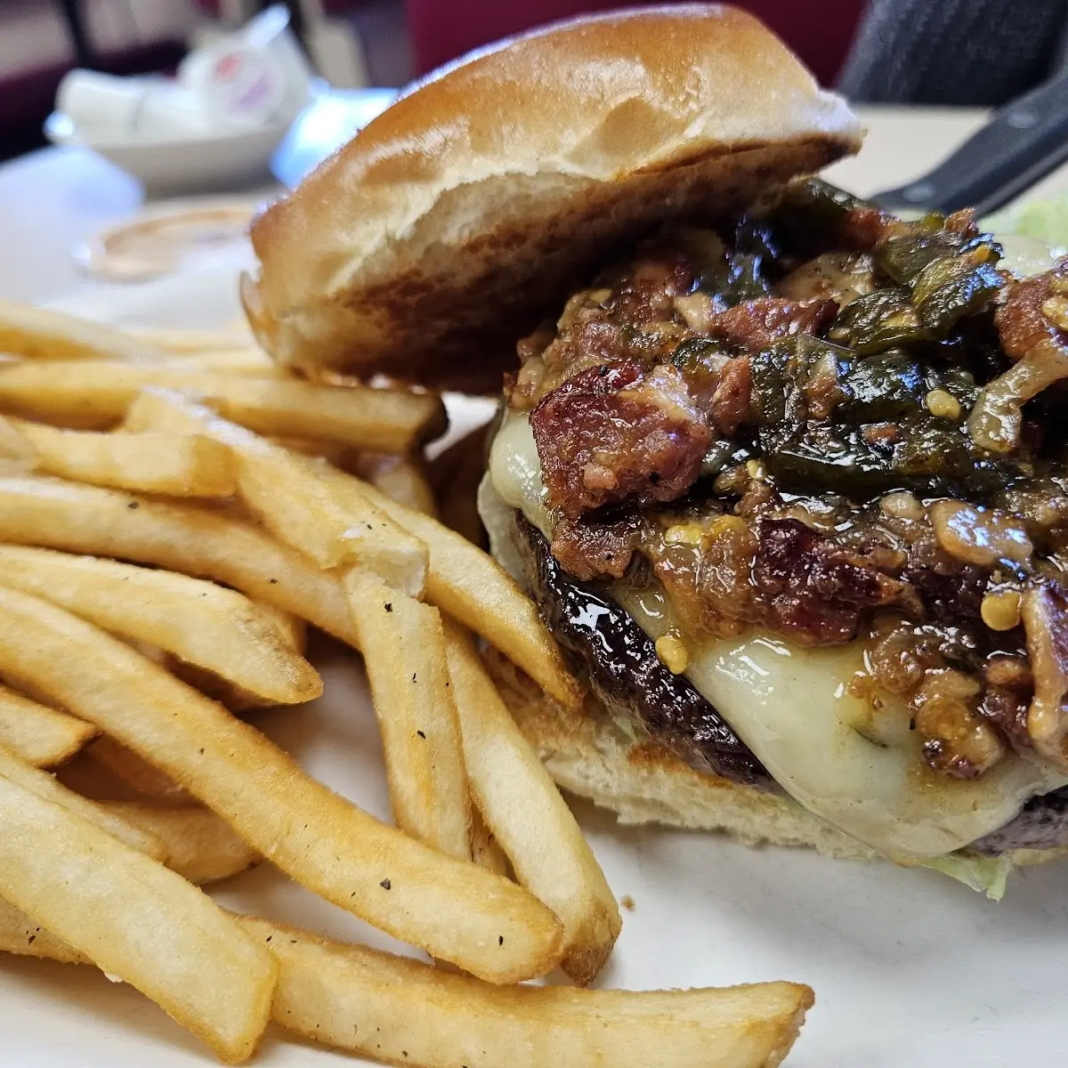 French Onion Burger