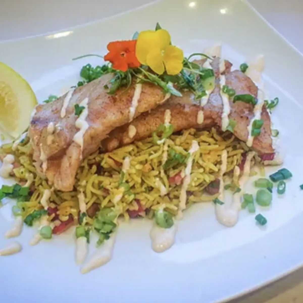 Red Snapper with Basmati Rice