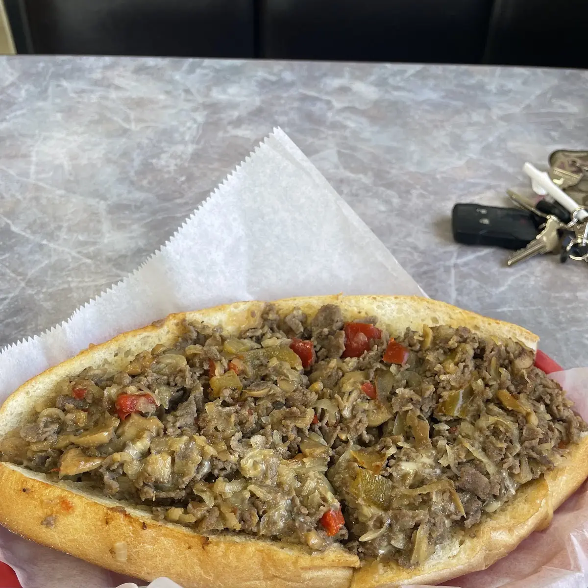 Philly Cheese Steak Sandwich