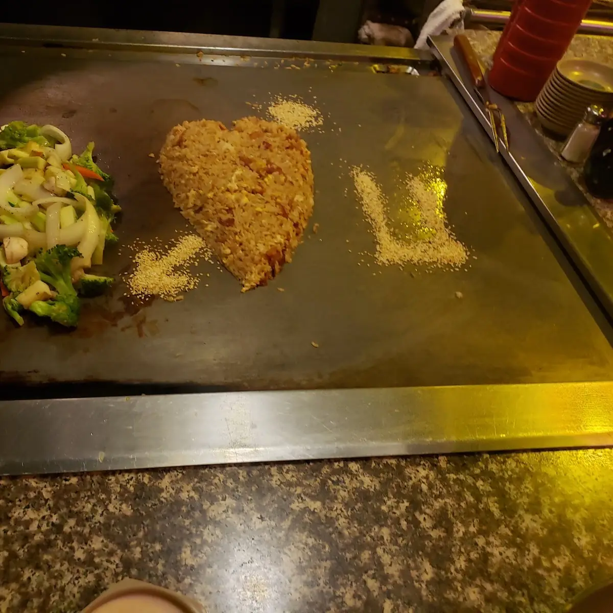Hibachi Vegetables Fried Rice