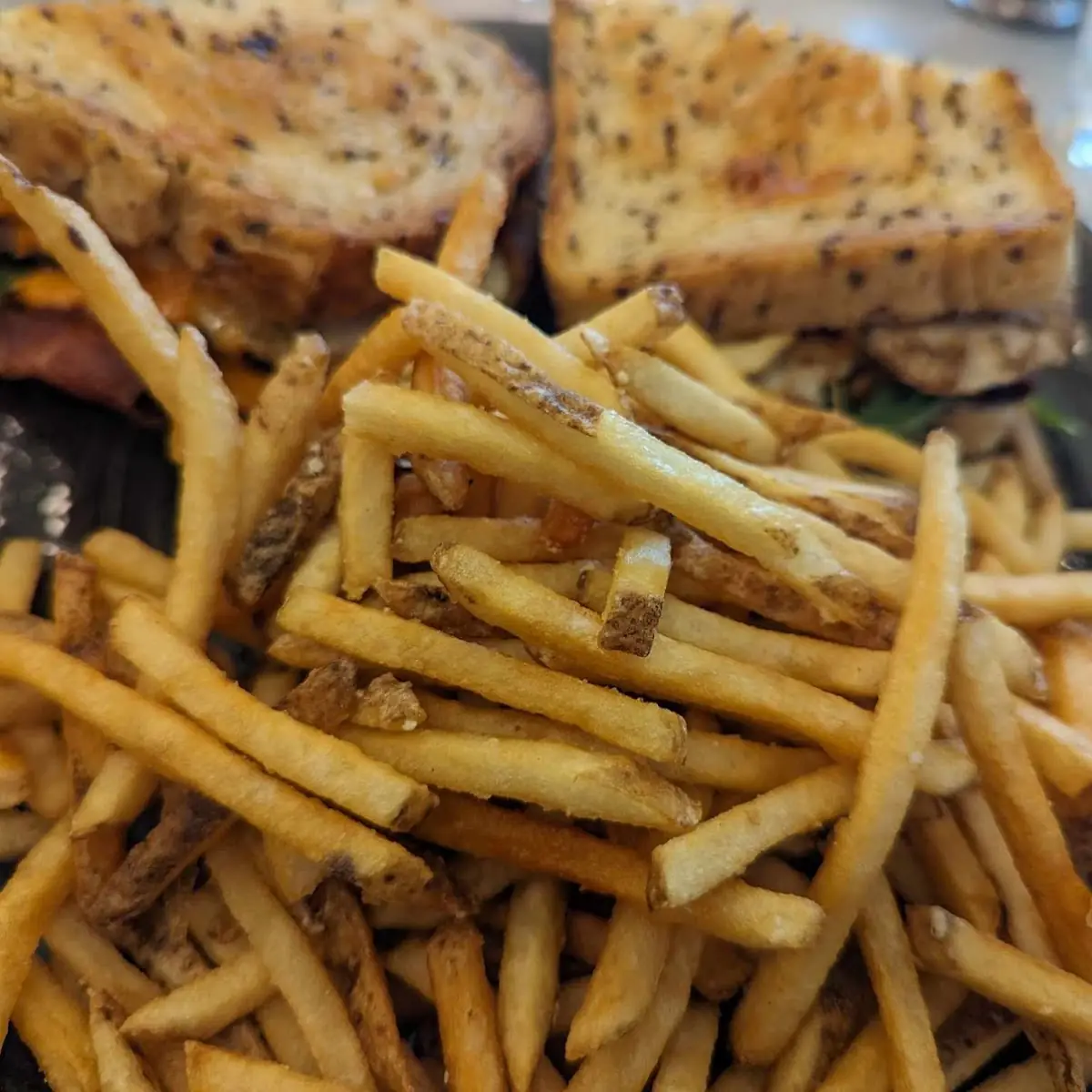 Chicken Club Sandwich, Lucky's Restaurant & Bar