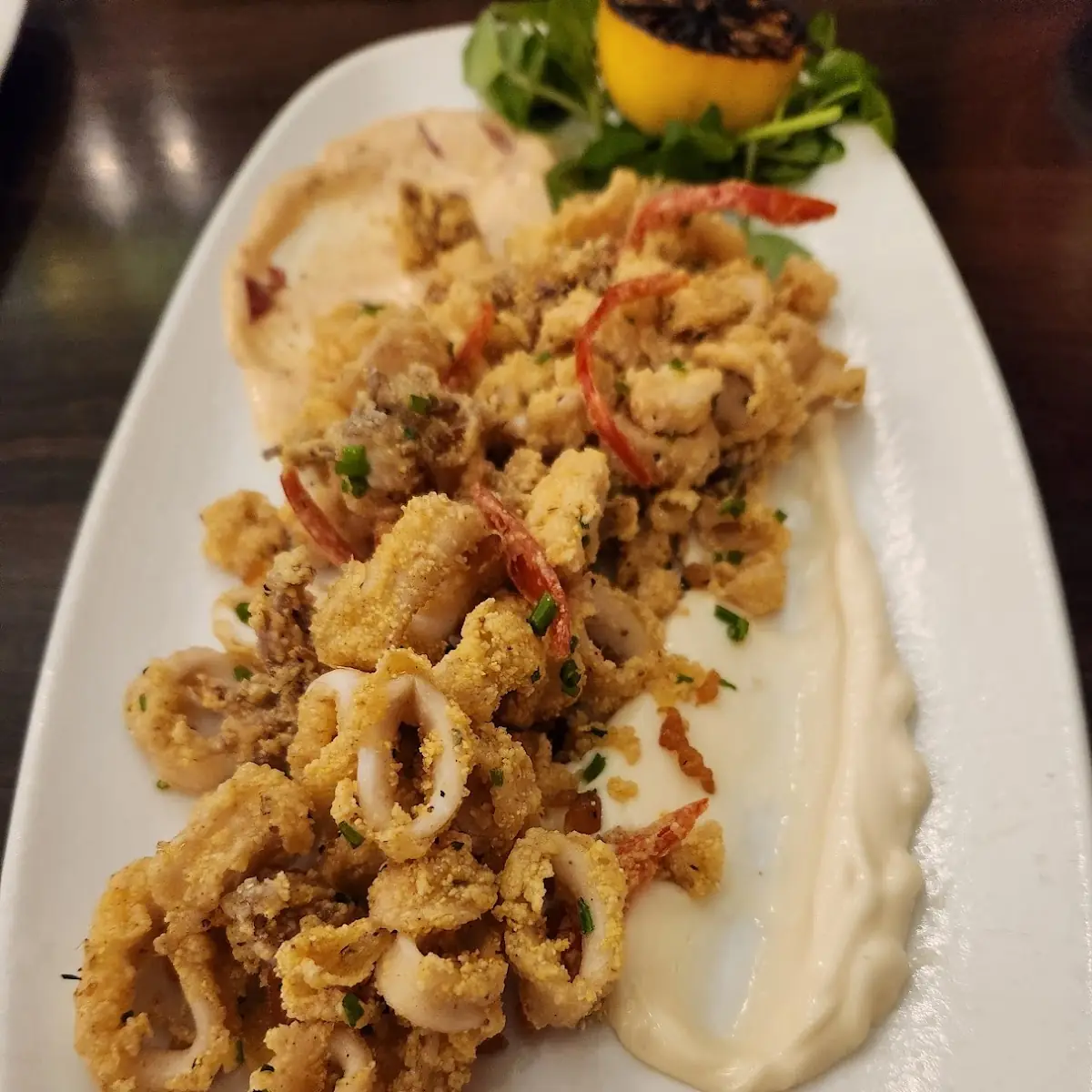 Crispy Calamari, Lucky's Restaurant & Bar