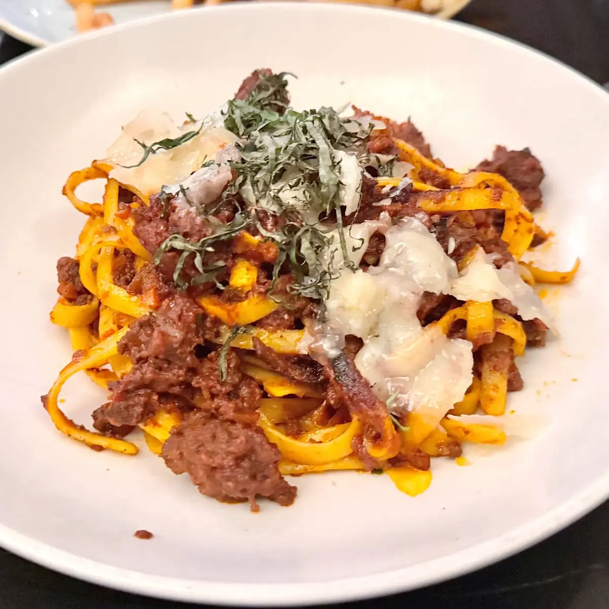 Fettuccine Bolognese, Lucky's Restaurant & Bar