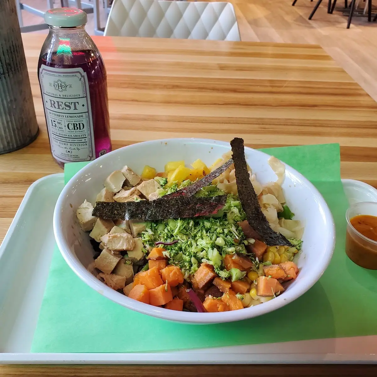 Chicken and Mixed Green Salad