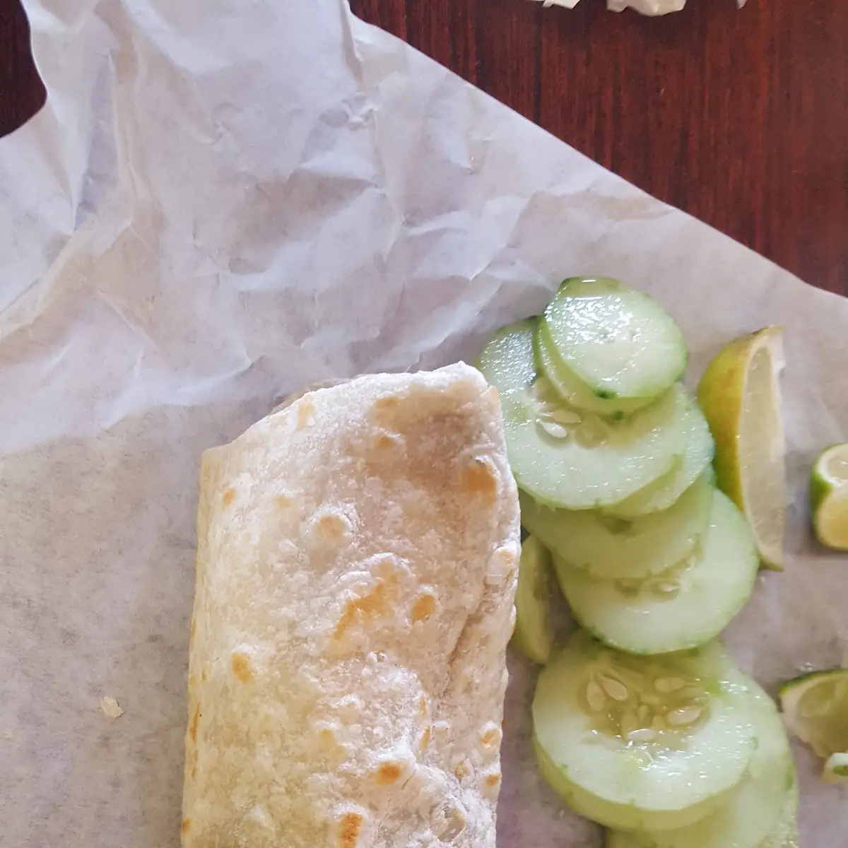#5. Burrito de Res y Enchilada de Queso / 5. Beef Burrito & Cheese Enchilada