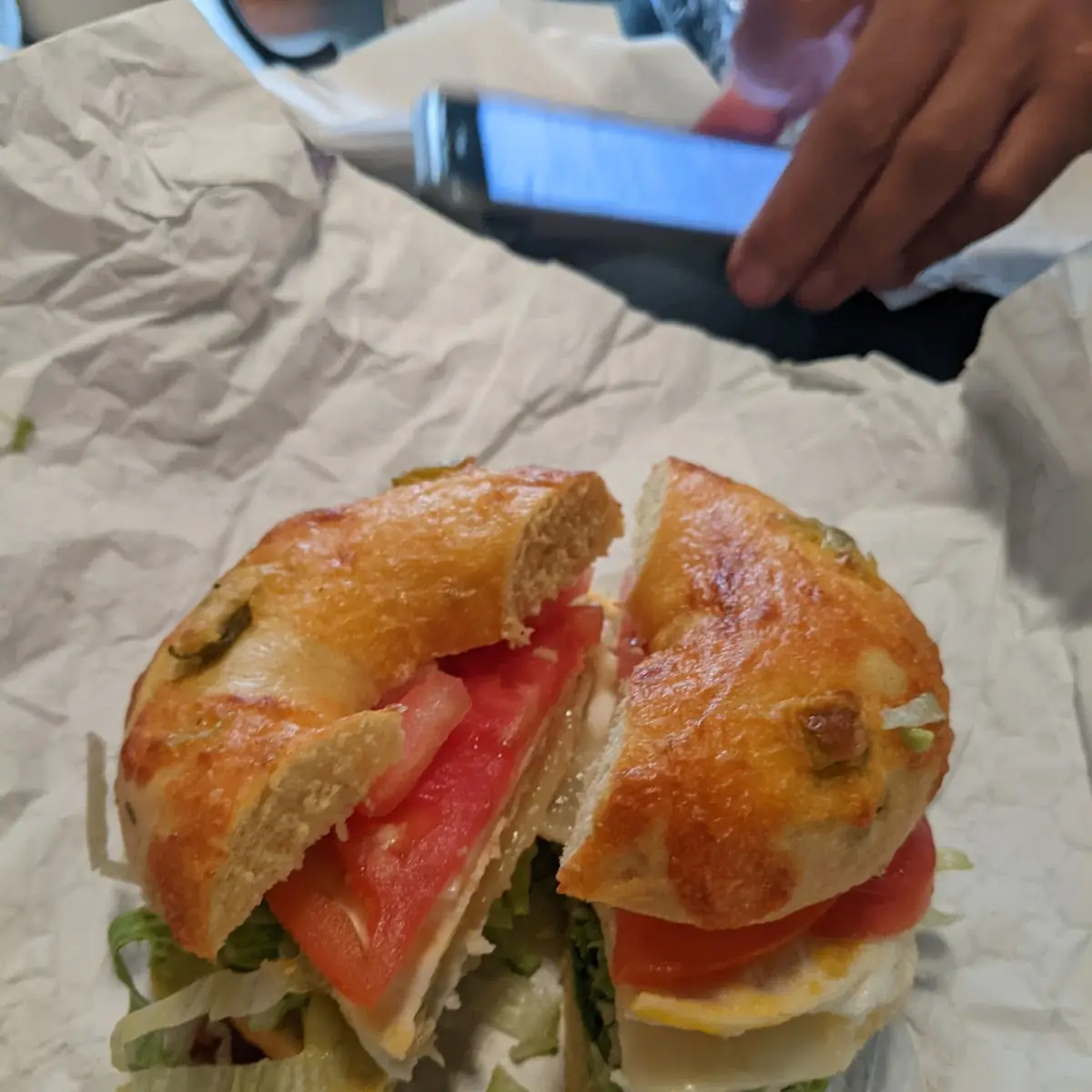 Tomato Basil Bagel