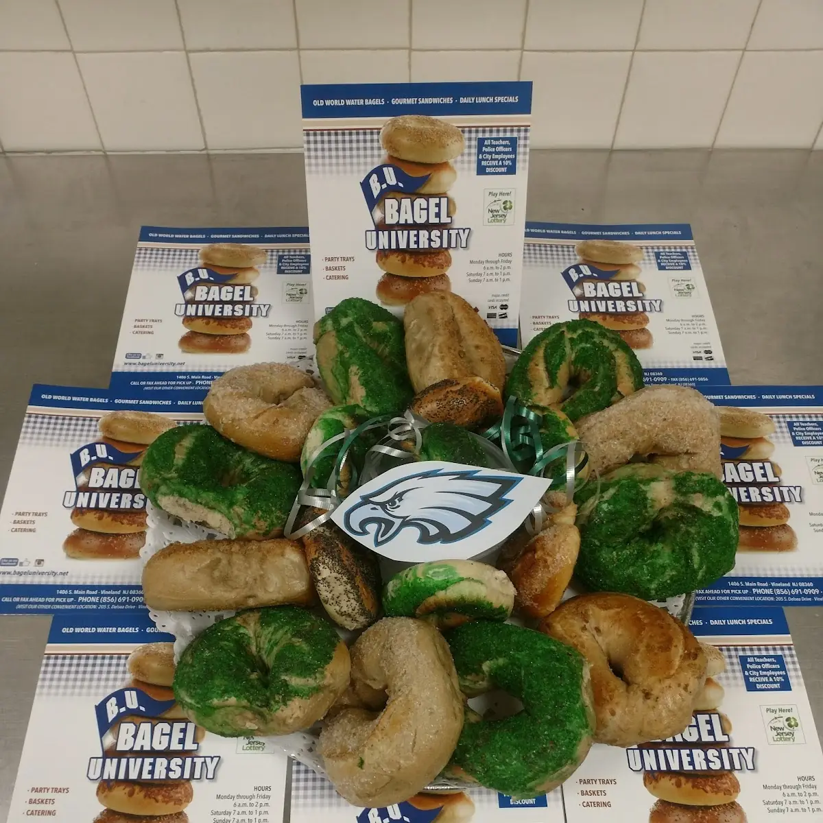 Game Day Bagels Go Birds