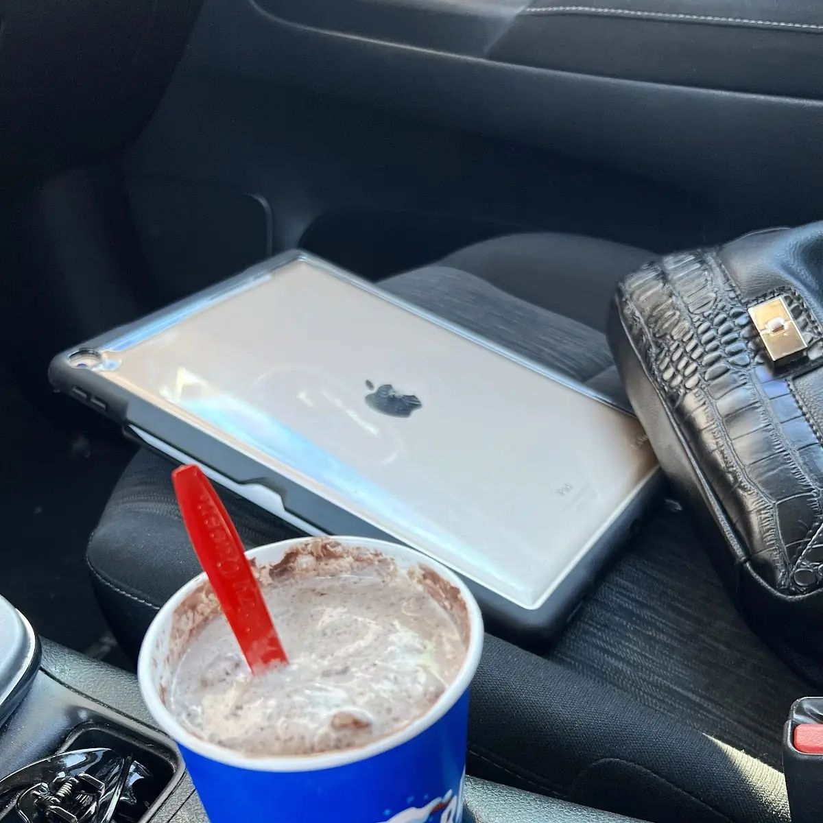 Turtle Pecan Cluster Blizzard Treat