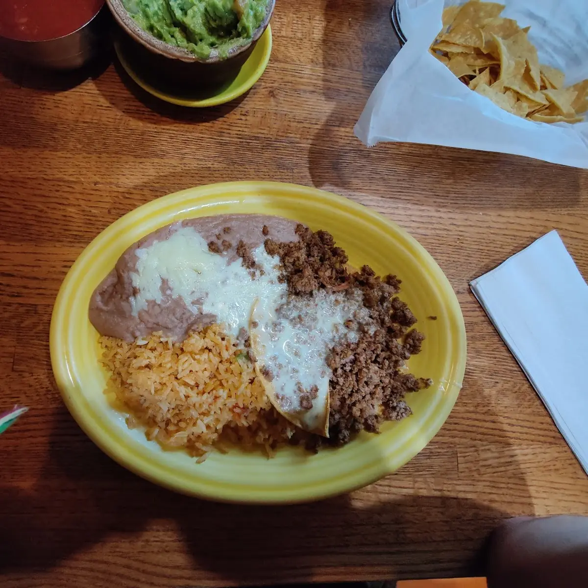 Enchilada Rice Fried Beans