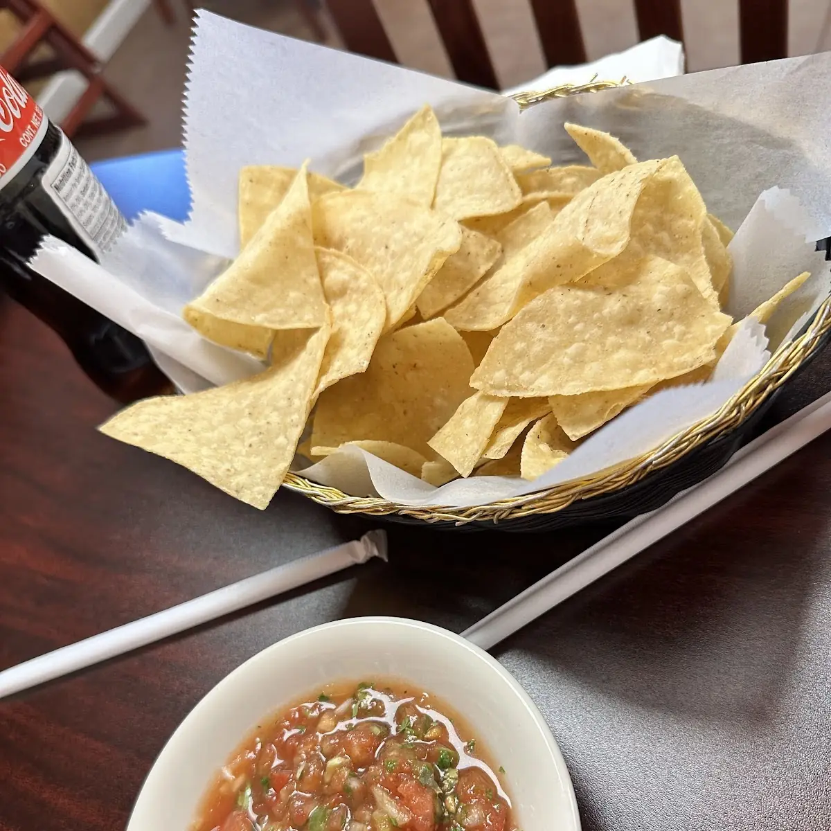 Freshly Made Chips and Pico De Gallo