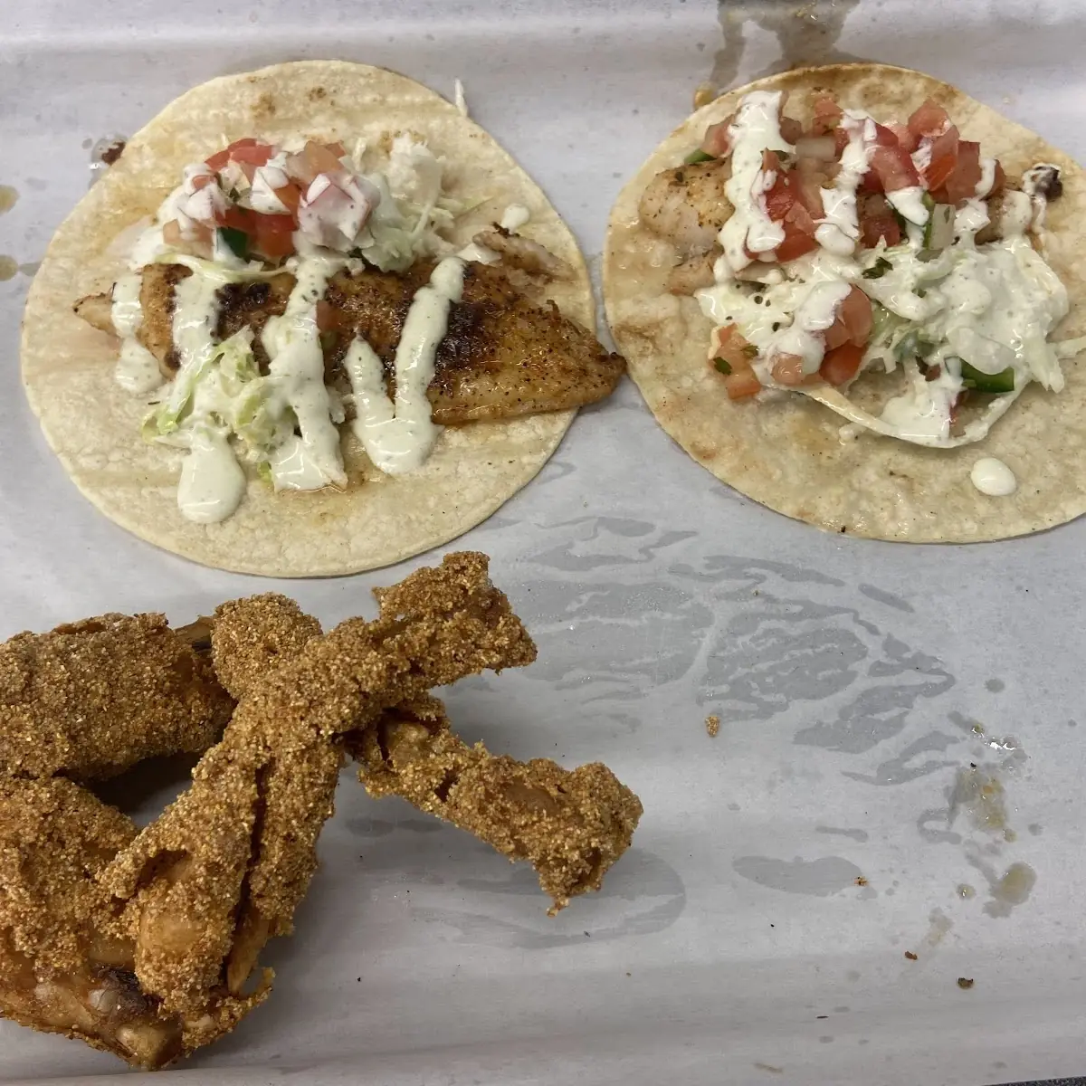 Frog Legs and Fish Tacos