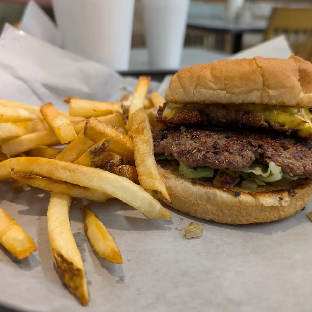 Seafood Burger Combo