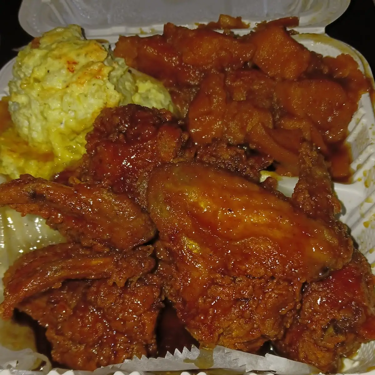 Honey BBQ Wings Dinner