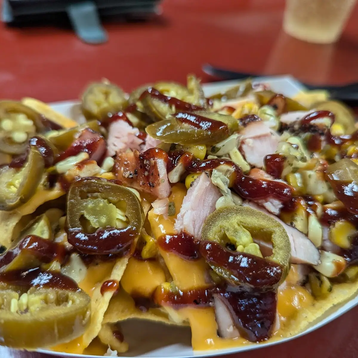 Nachos with Smoked Turkey