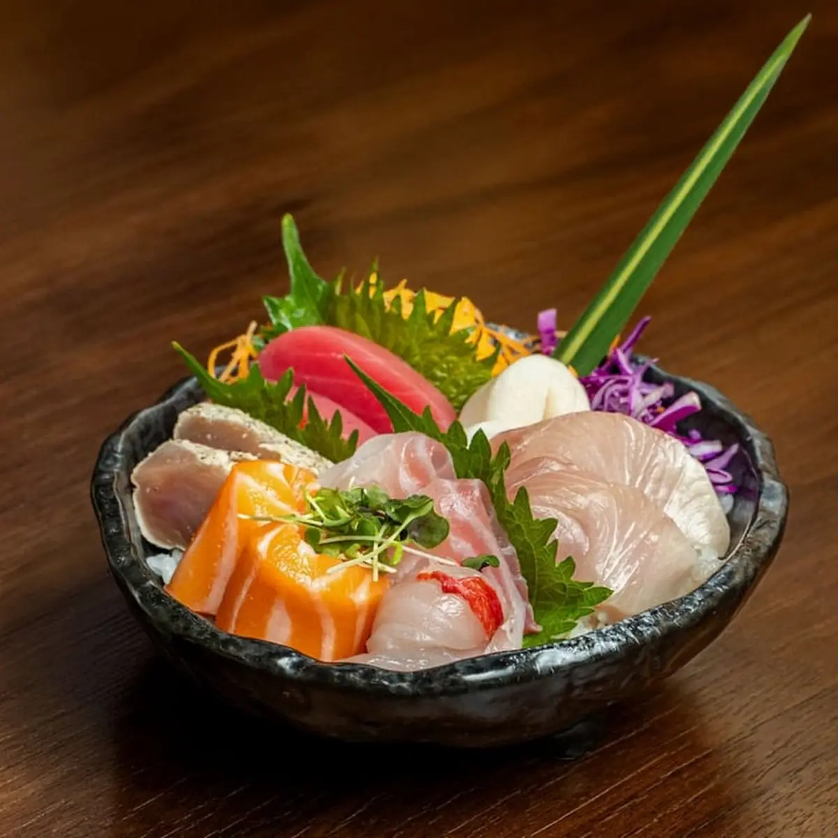 Assorted Sashimi Platter on Ice